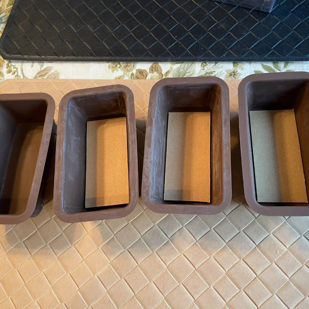 Crate & Barrel Set of 4 Mini Silicone Loaf Pans